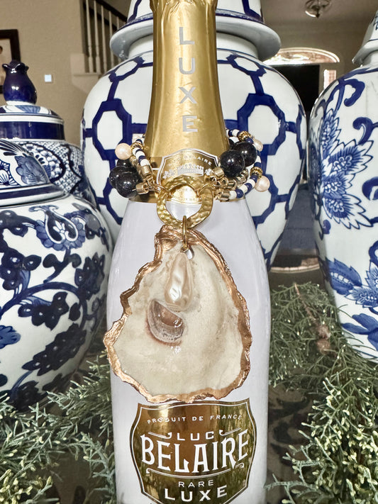 Bottle Bling Collection | Blue Gold & Pearl