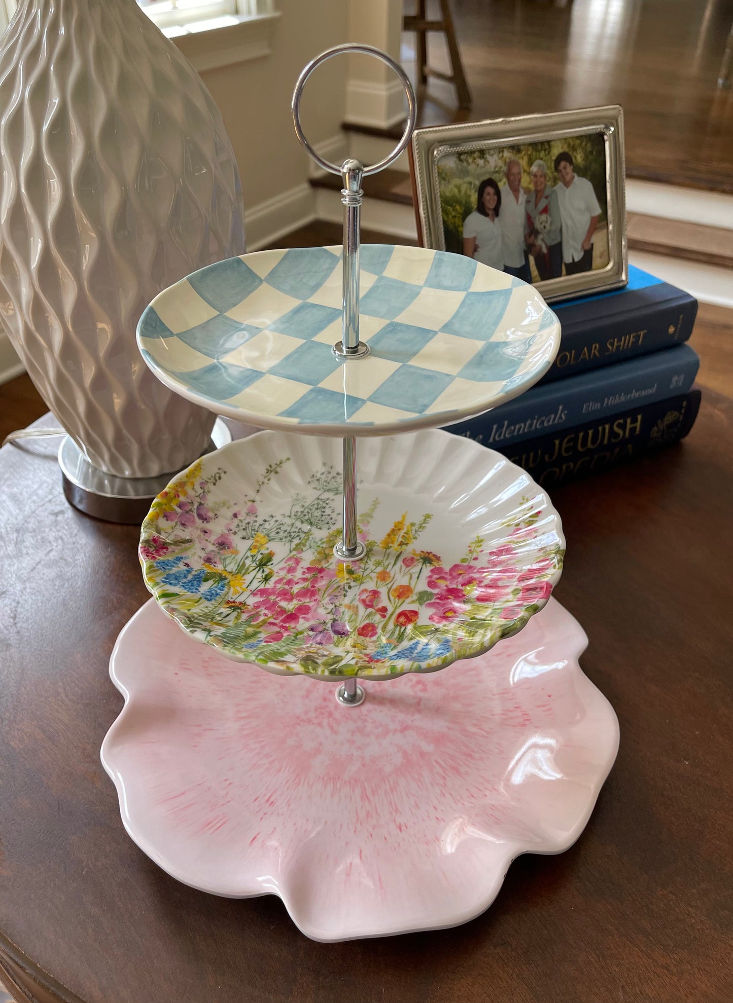 Whimpsey Garden | Melamine 3 Tiered Plate Stand