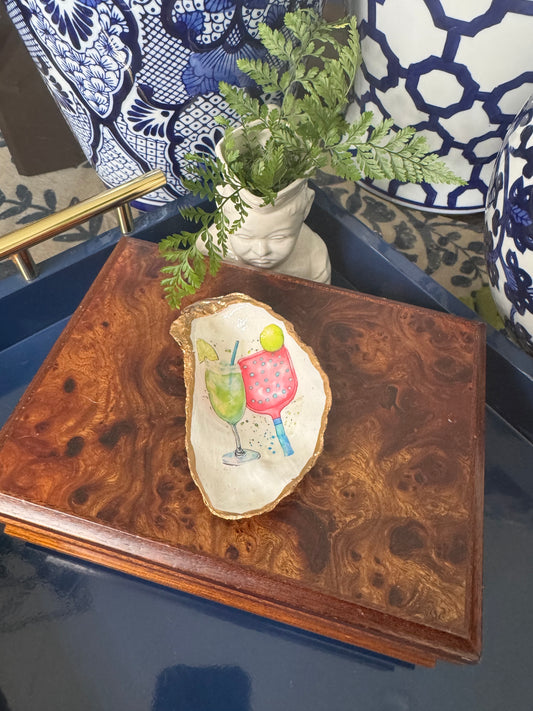 Game On Girl | Grande Oyster Shell Trinket Dish