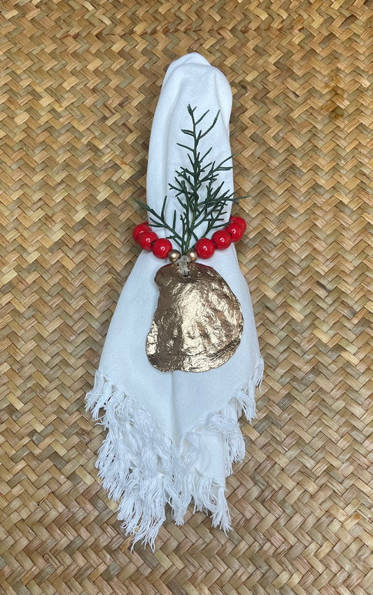 Shuck Yeah | Oyster Napkin Rings | Holly