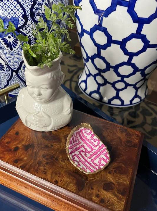 Raspberry Pink Key | Petite or Grande Oyster Trinket Dish