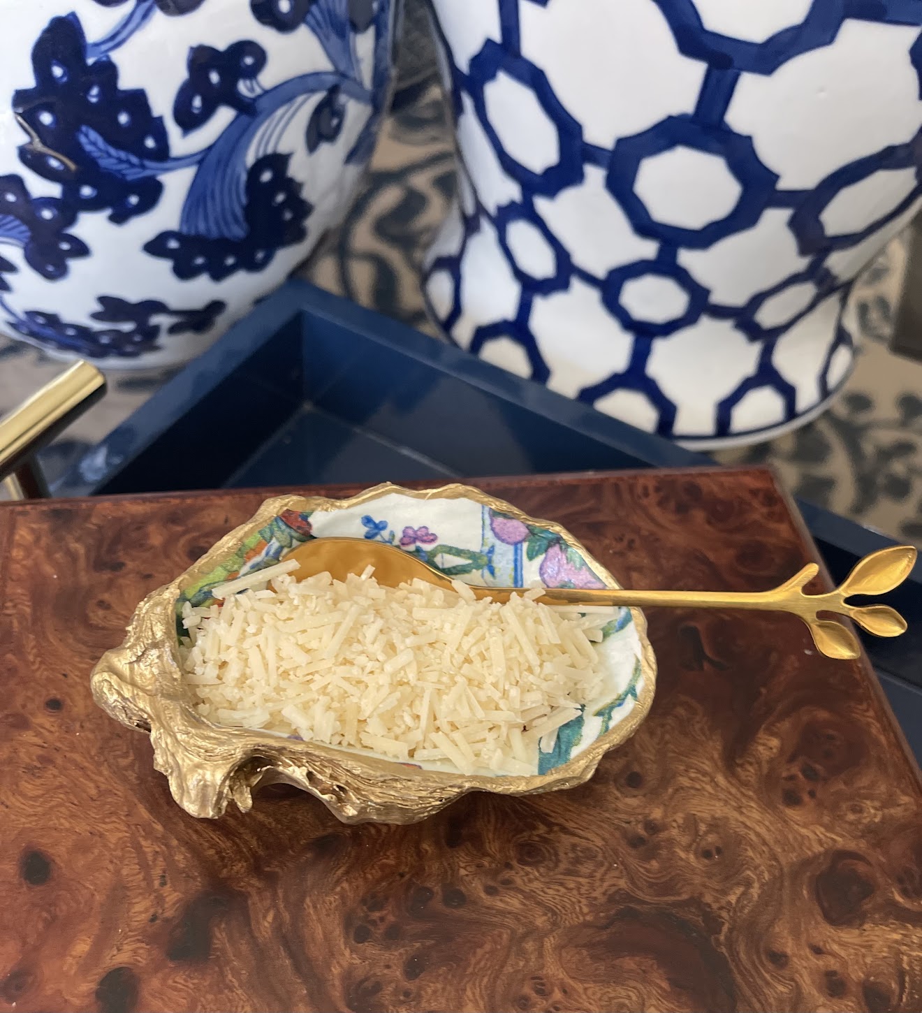 Salt & Pepper Oyster Shell Dishes | Birds