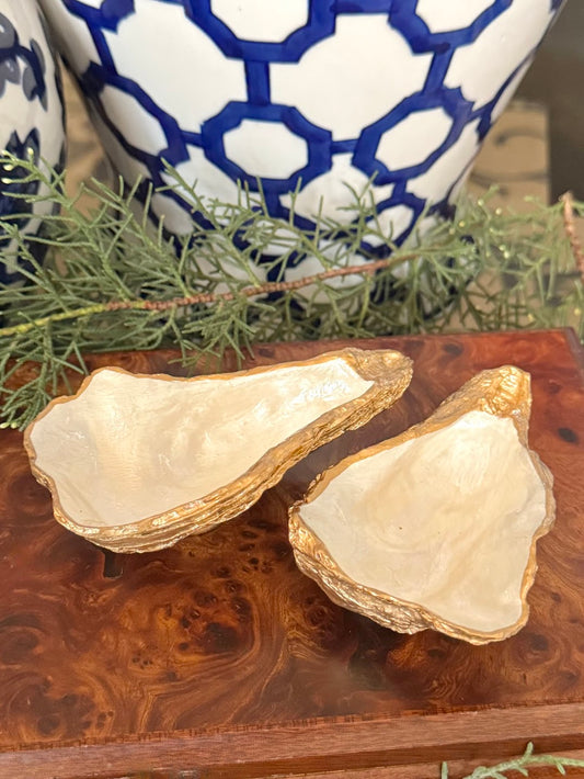 Salt & Pepper Oyster Dishes | Pearl White