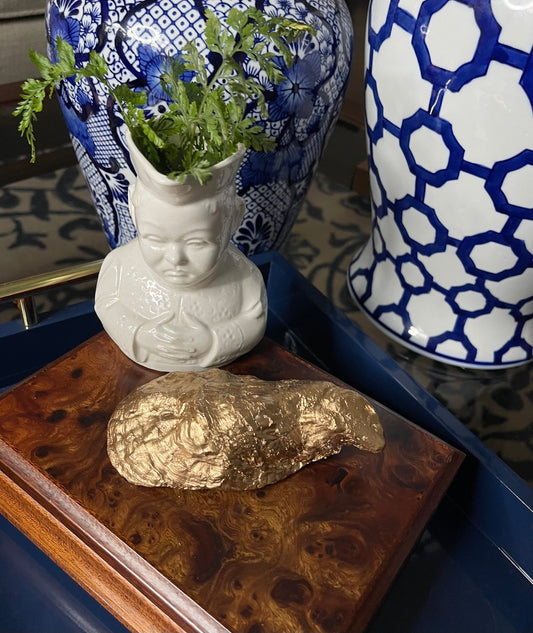 Sunny Chartreuse | Grande Oyster Shell Trinket Dish