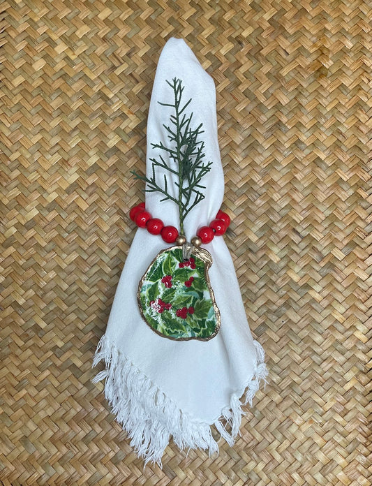 Shuck Yeah | Oyster Napkin Rings | Holly