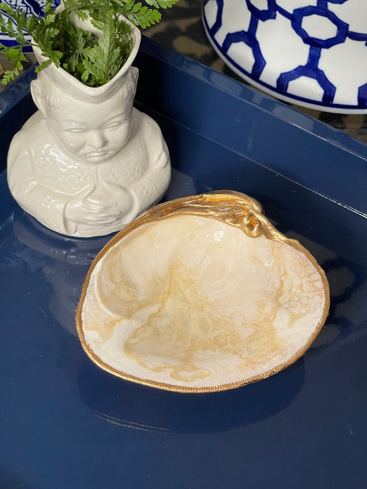 Gorgeous Natural | XL Clam Shell Trinket Dish