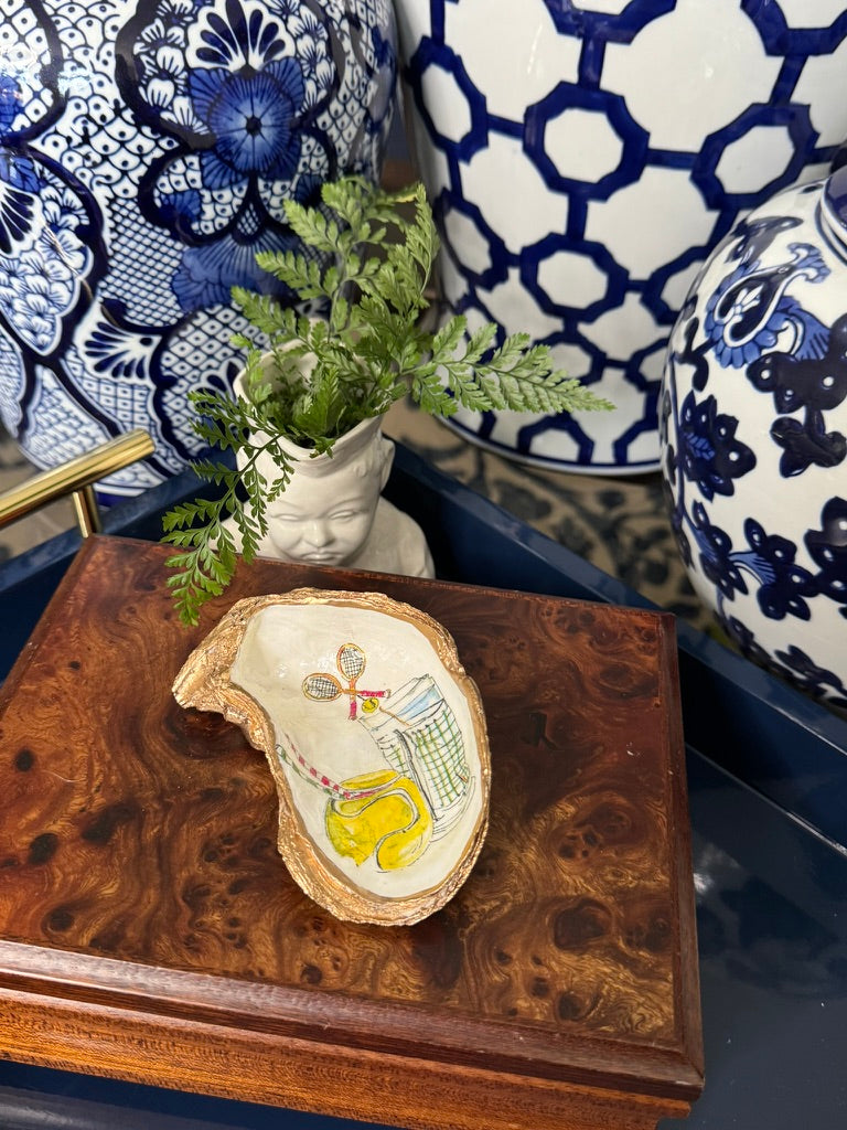 Game On Girl | Grande Oyster Shell Trinket Dish