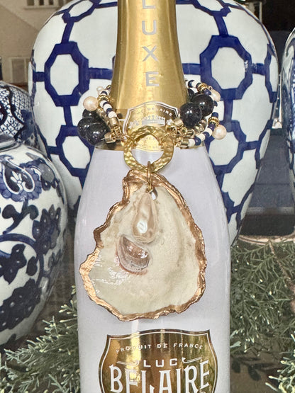 Bottle Bling Collection | Blue Gold & Pearl