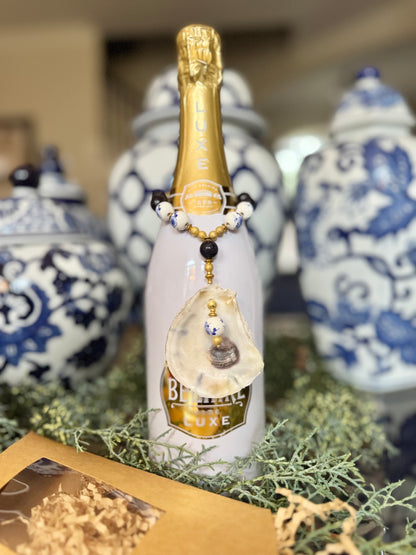 Bottle Bling Collection | Blue & White Natural