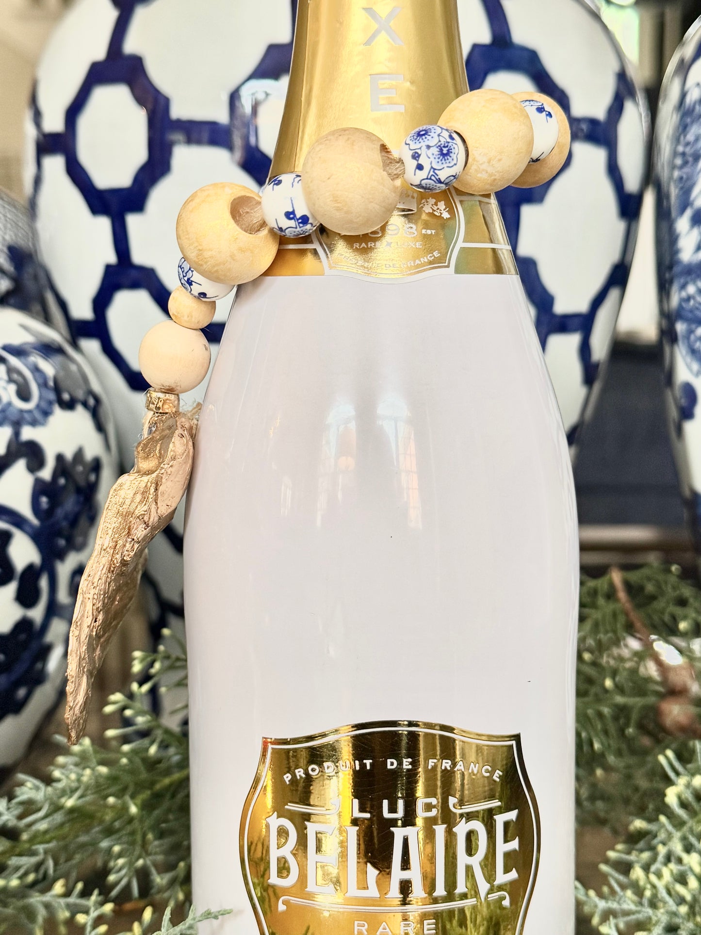 Bottle Bling Collection | Blue & White Chinoiserie