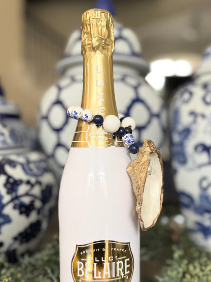 Bottle Bling Collection | Pearl & Blue White