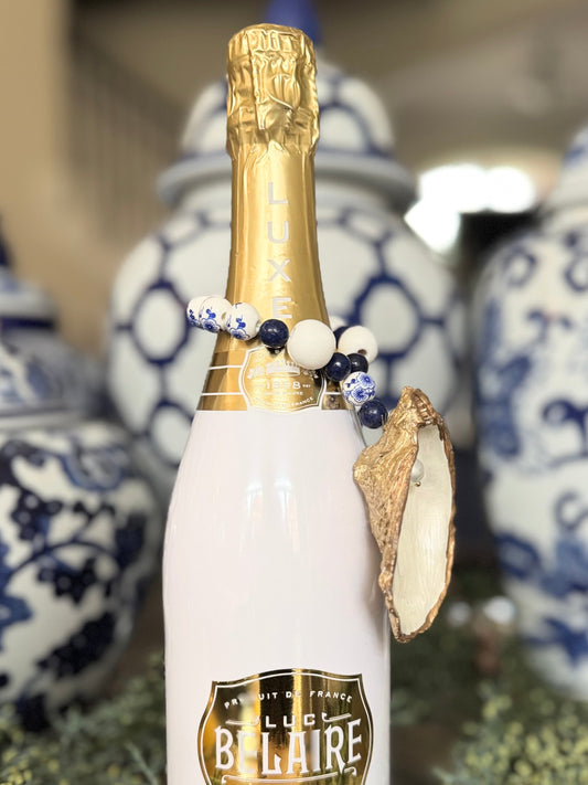 Bottle Bling Collection | Pearl & Blue White