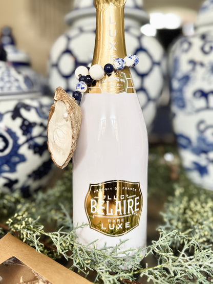 Bottle Bling Collection | Pearl & Blue White