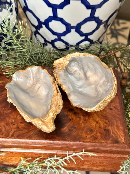 Salt & Pepper Oyster Dishes | Pearl Grey