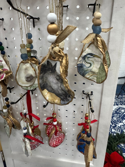 Oyster Shell Ornaments