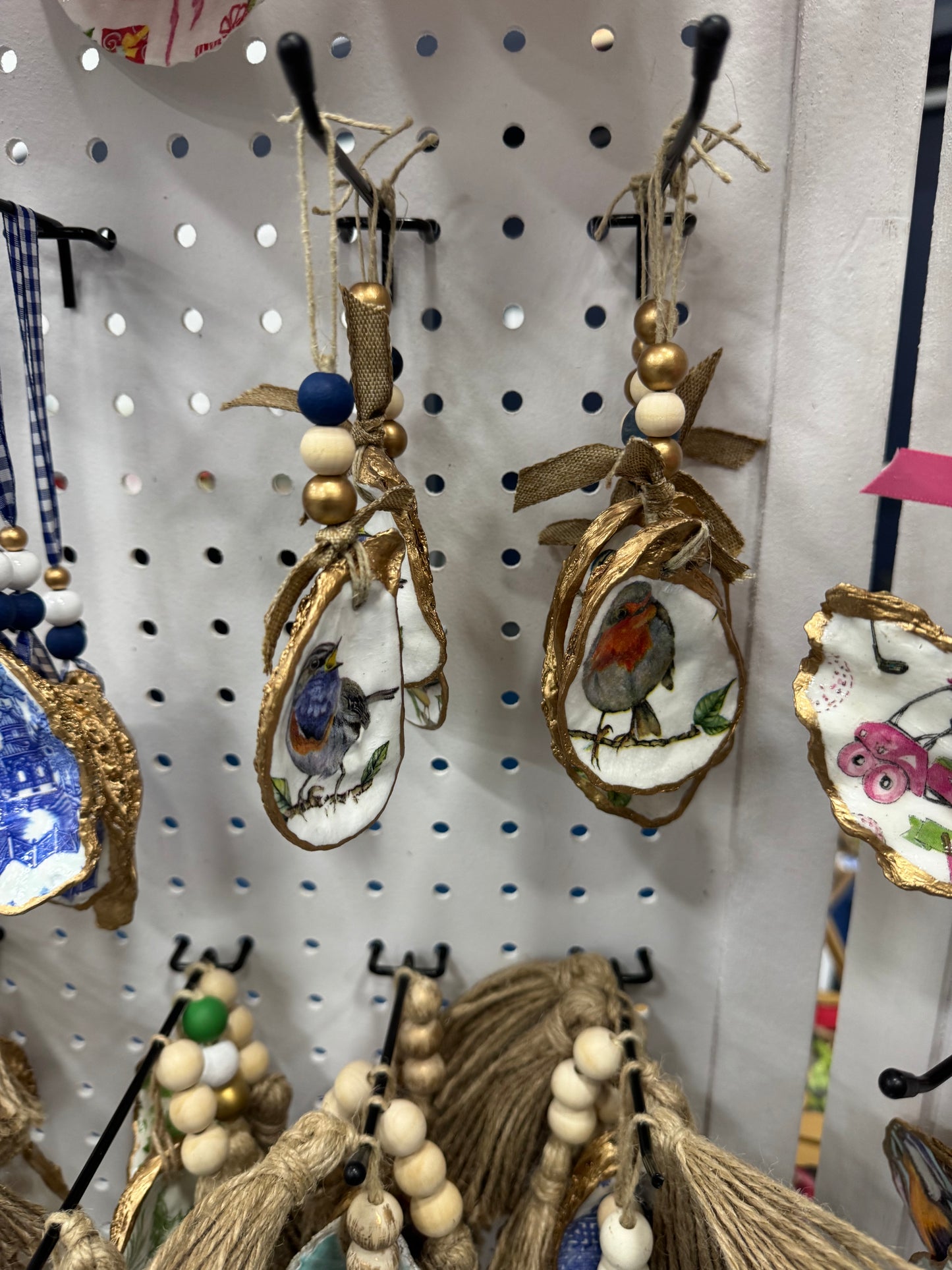 Oyster Shell Ornaments