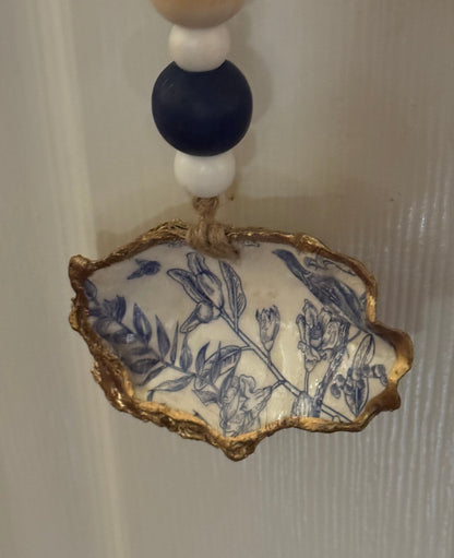 Door Knob Decor | Guest Room | Oyster Blue Toile