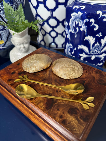 All In Red | Salt & Pepper Clam Shell Dishes