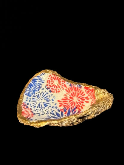 Fireworks | Petite or Grande Oyster Shell Trinket Dish