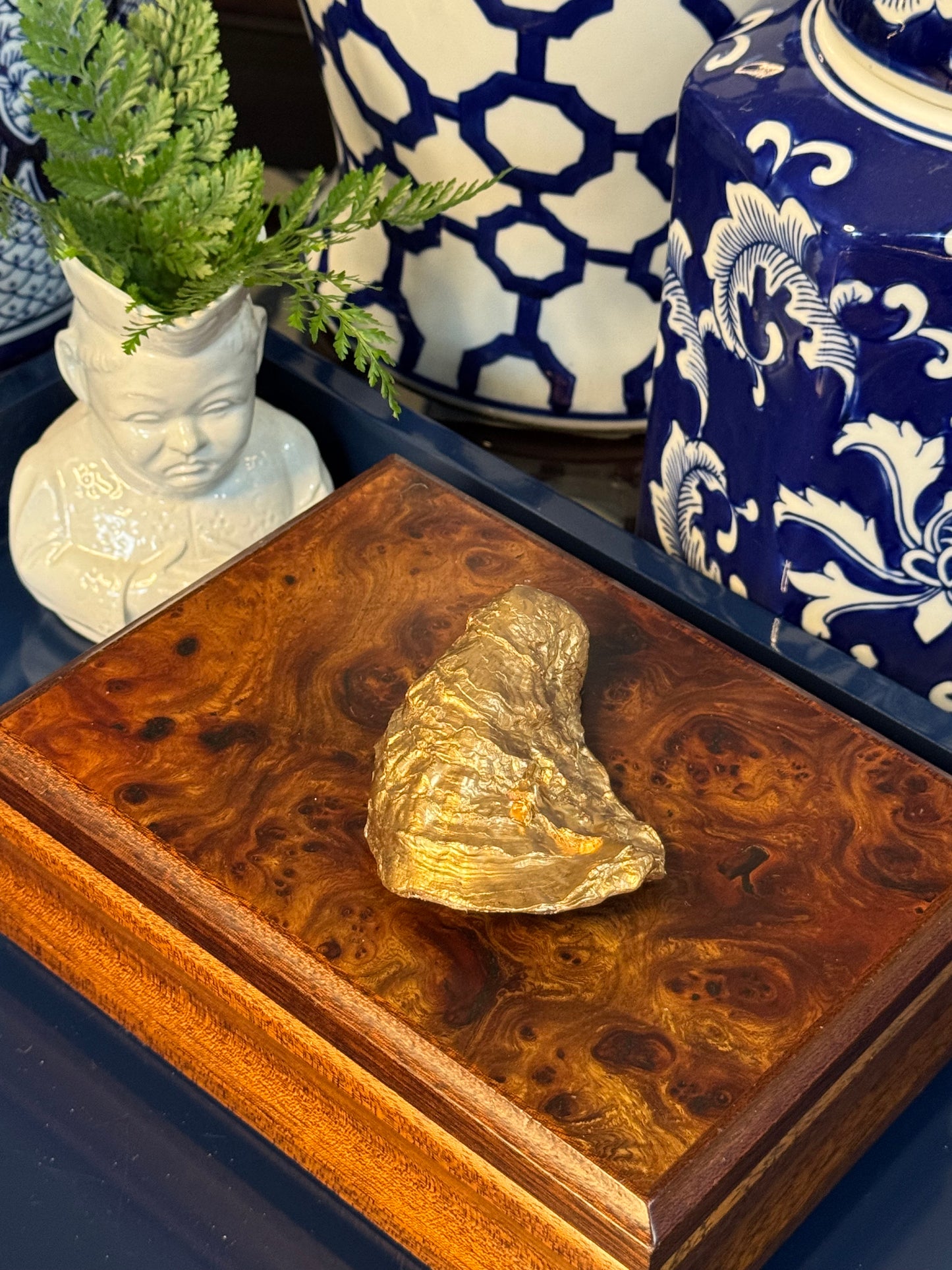 Fireworks | Petite or Grande Oyster Shell Trinket Dish