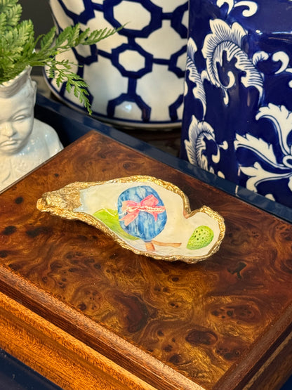 Game On Girl | Grande Oyster Shell Trinket Dish