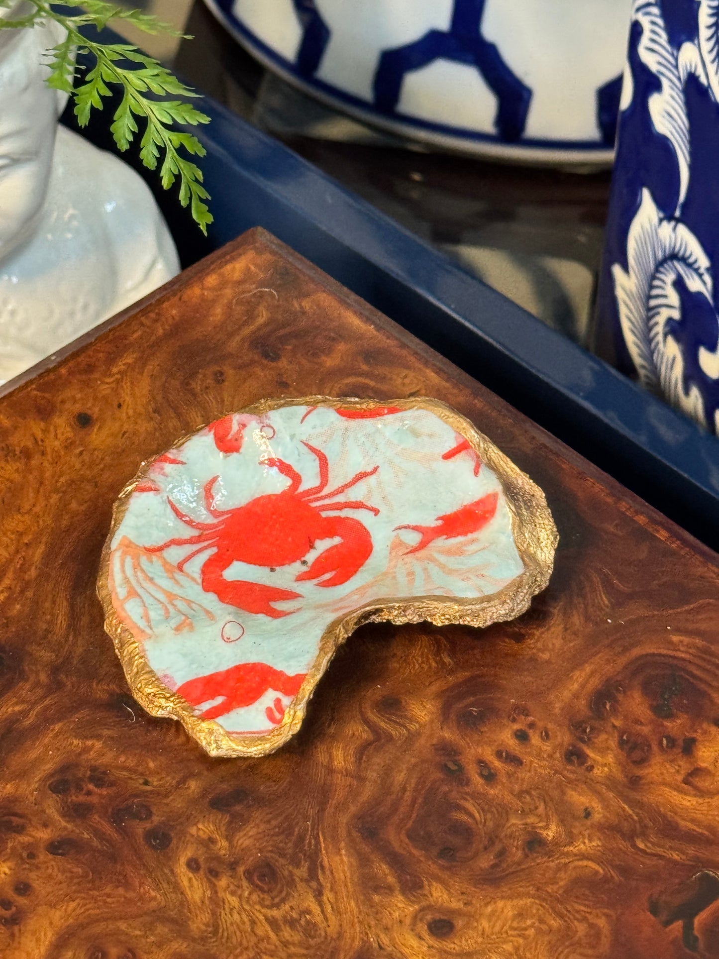 Lobster & Crab Roll | Petite Oyster Display Shell