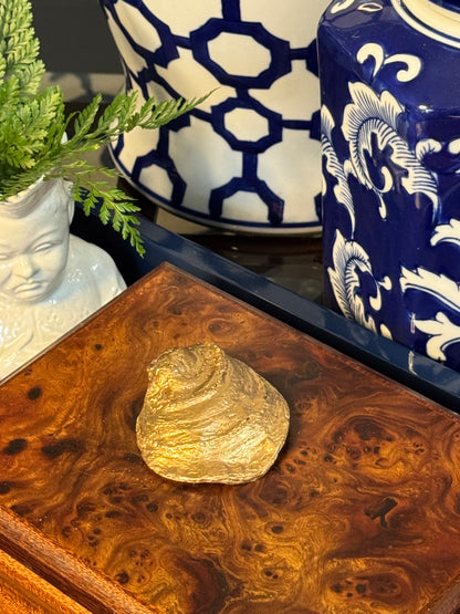 Pink & White Hummingbird Toile | Petite Oyster Display Shell