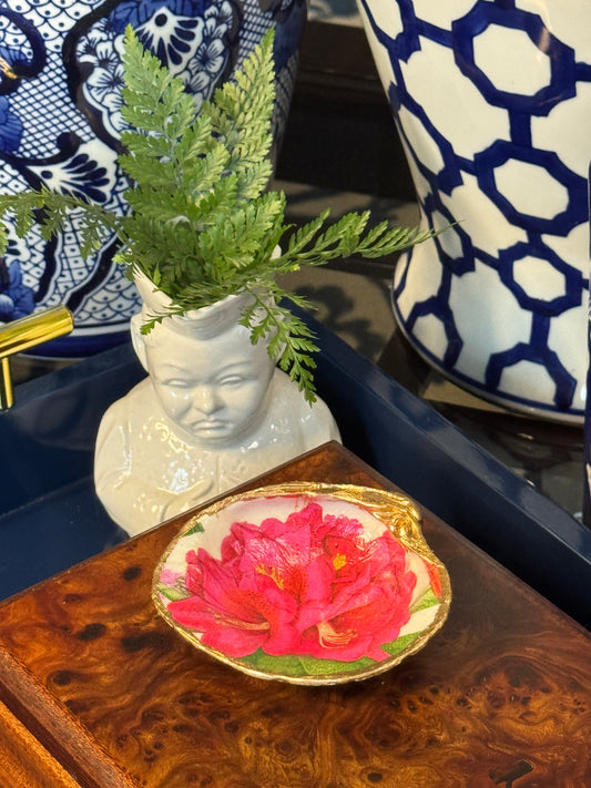 Island Bloom | Grande Clam Shell Trinket Dish