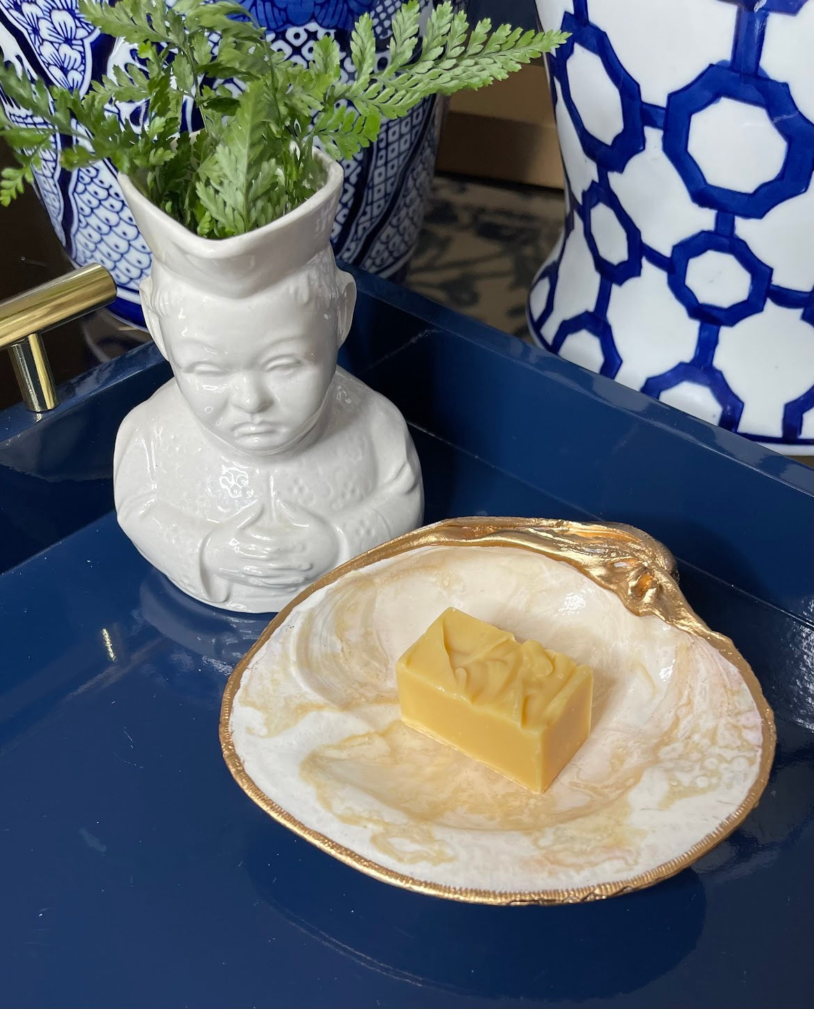 Gorgeous Natural | XL Clam Shell Trinket Dish