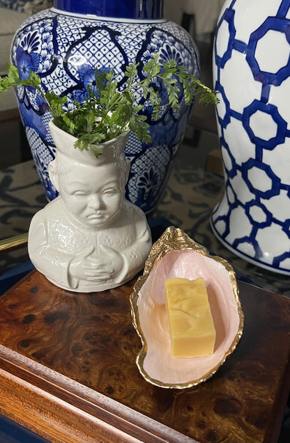 Pink Pearl | Grande Oyster Shell Trinket Dish