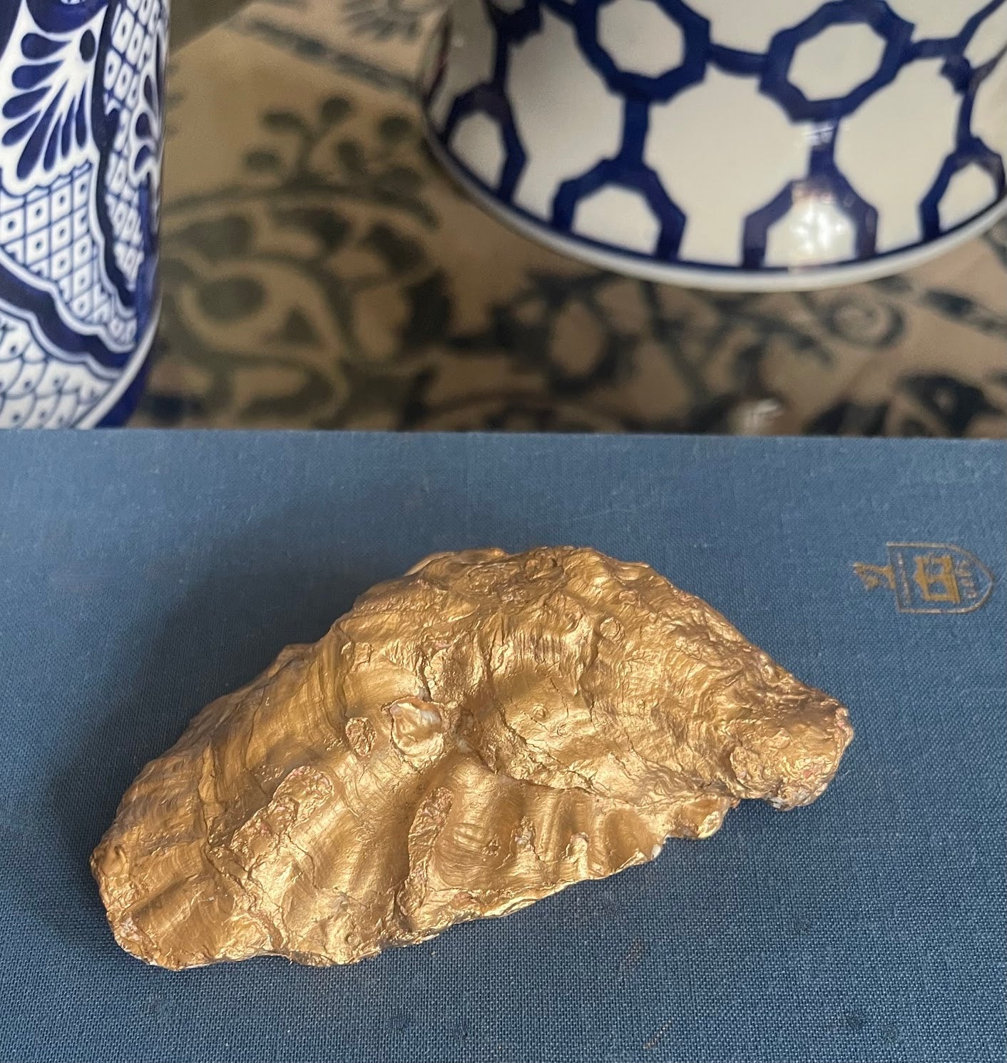 Cherry Blossom Songbird | Petite Oyster Display Shell