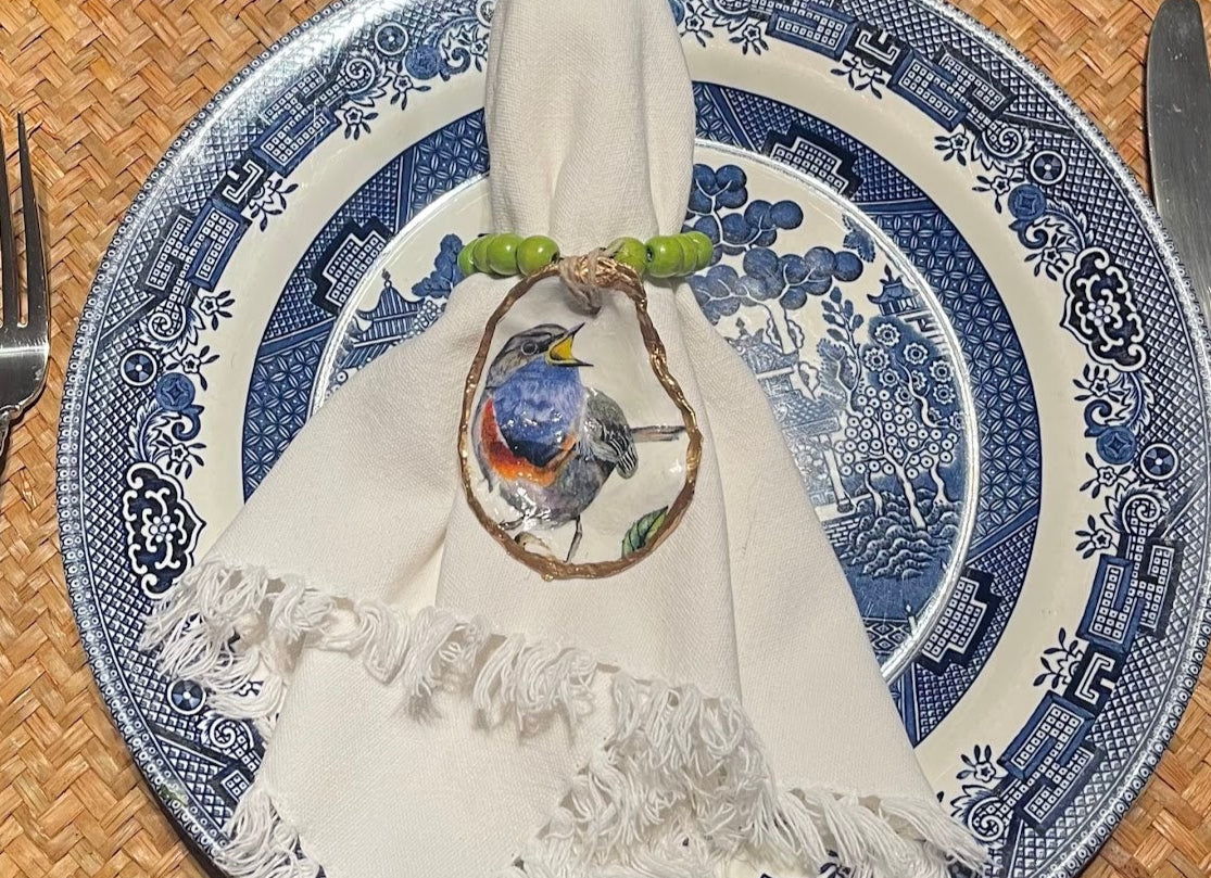 Shuck Yeah | Oyster Napkin Rings | Little Birds