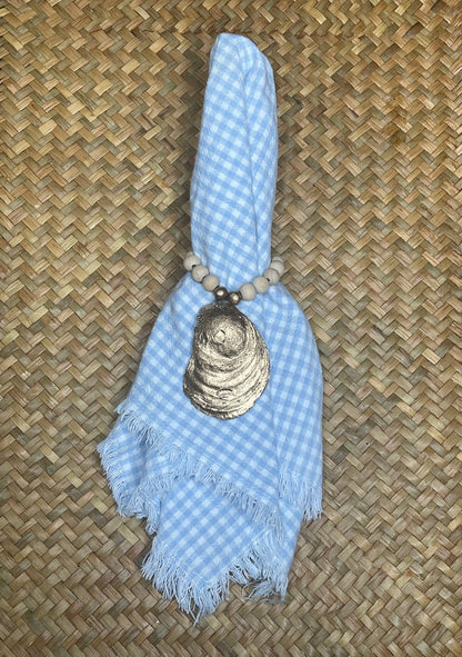 Shuck Yeah | Oyster Napkin Rings | Natural