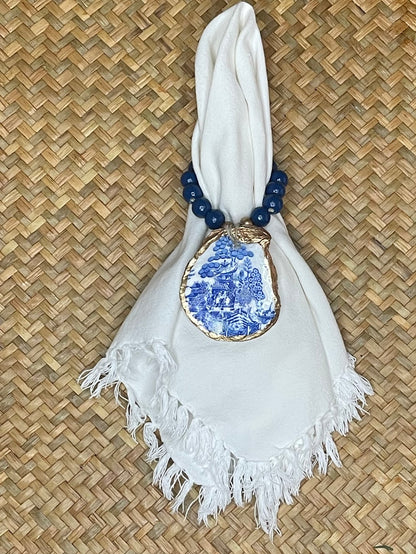 Shuck Yeah | Oyster Napkin Rings | Blue Pagoda