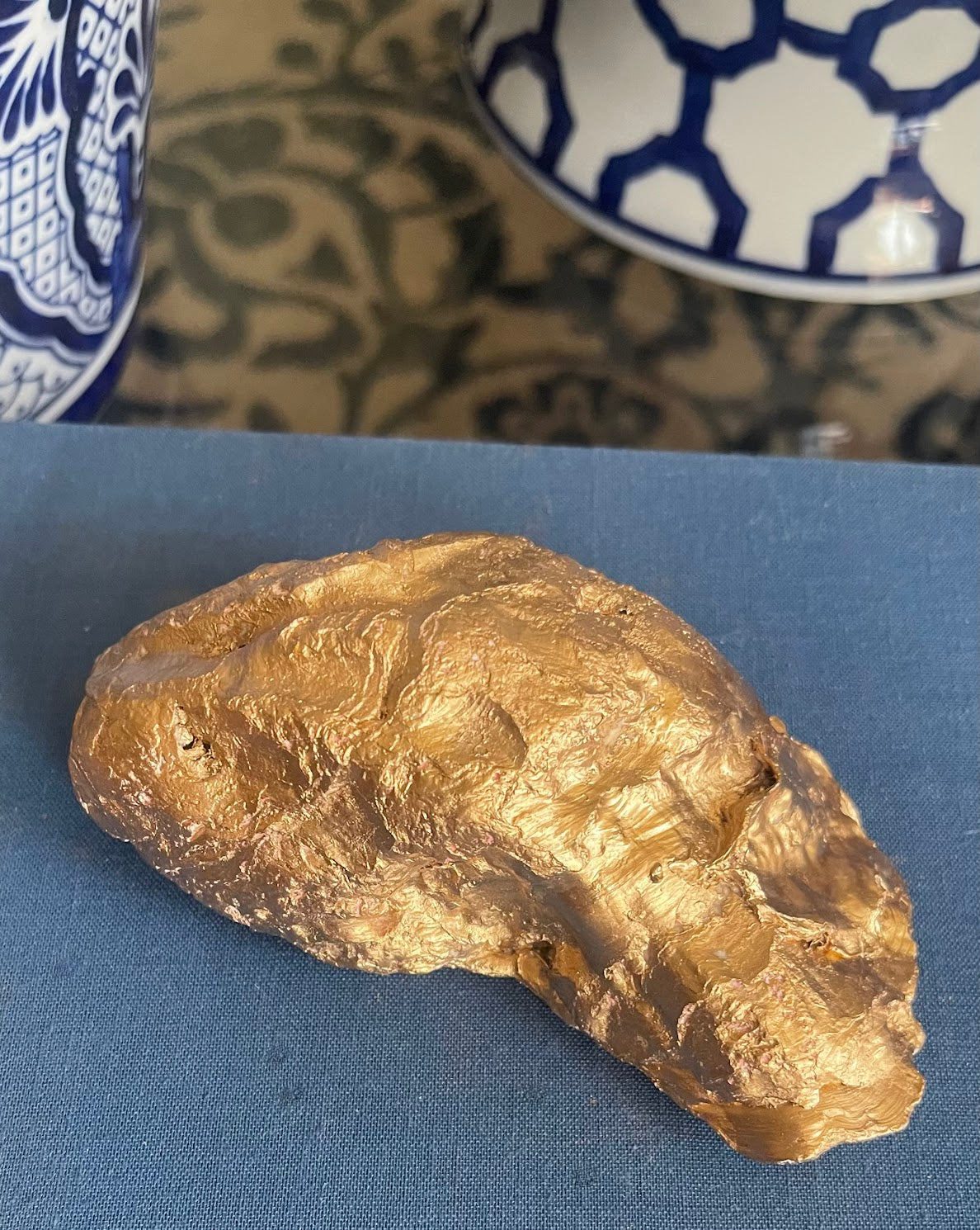Cherry Blossom Songbird | Grande Oyster Display Shell