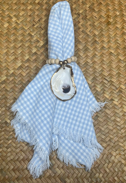 Shuck Yeah | Oyster Napkin Rings | Natural
