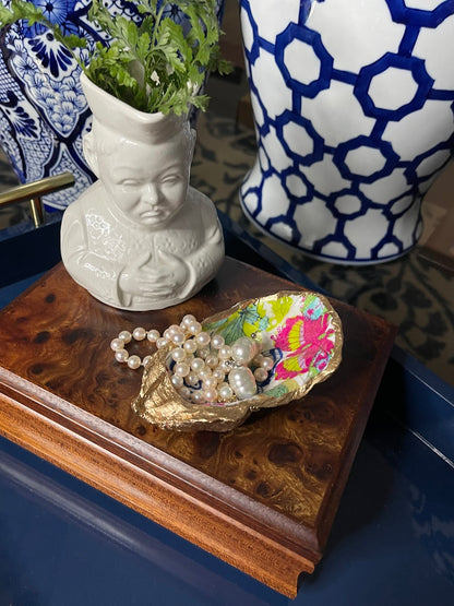 Colorful Butterfly | Petite or Grande Oyster Trinket Dish