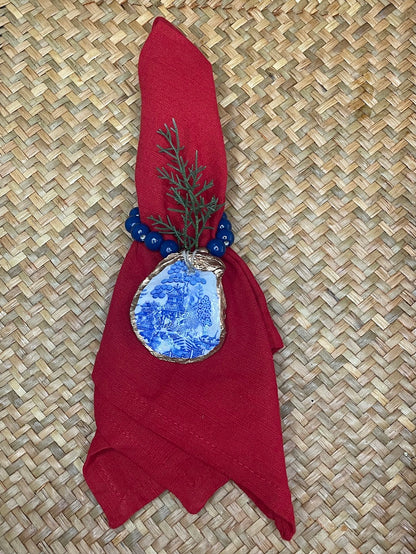 Shuck Yeah | Oyster Napkin Rings | Blue Pagoda