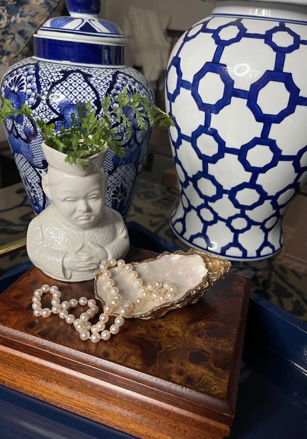 Pink Pearl | Grande Oyster Shell Trinket Dish