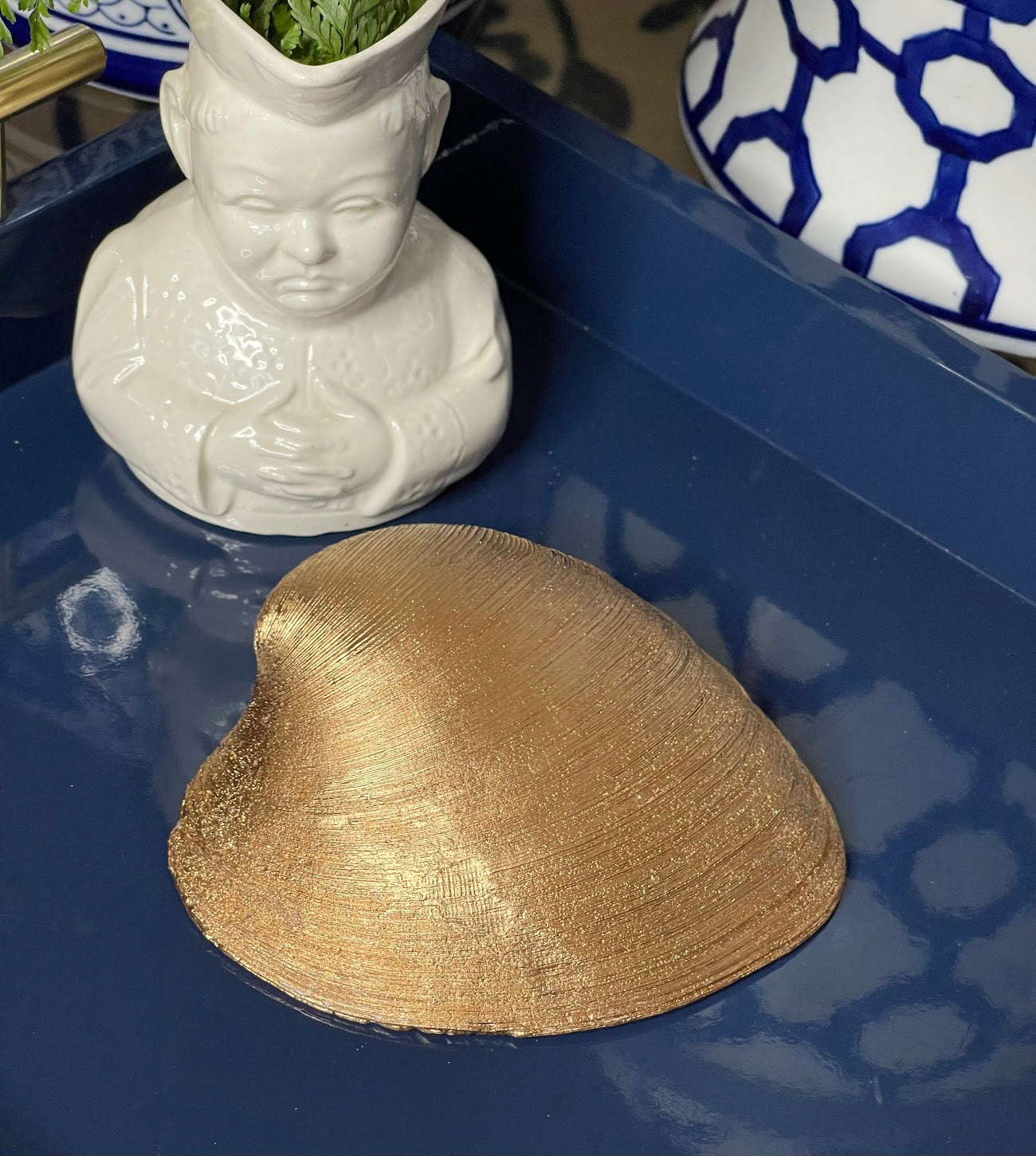 Gorgeous Natural | XL Clam Shell Trinket Dish