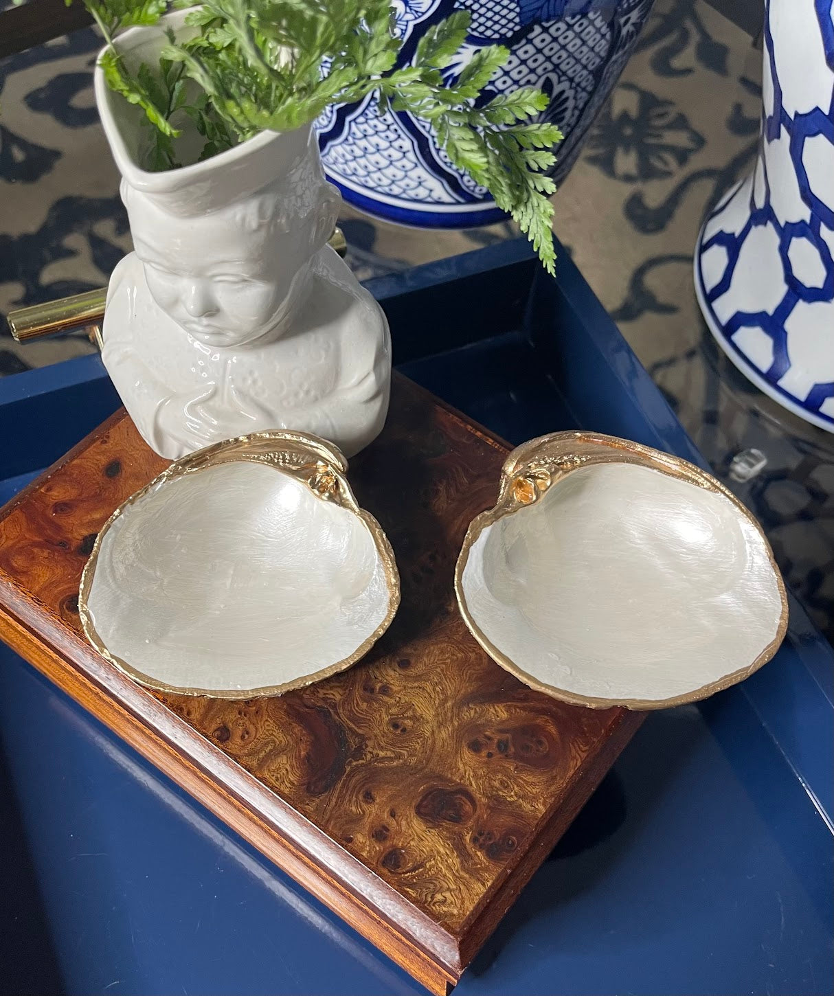 Gorgeous Natural | XL Clam Shell Trinket Dish
