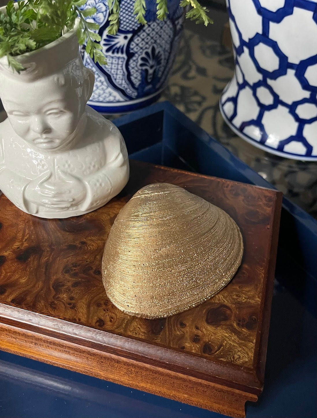Gorgeous Natural | XL Clam Shell Trinket Dish