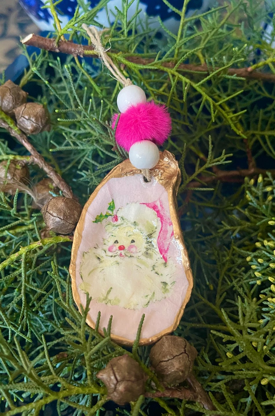 Ornaments | Pink Santa