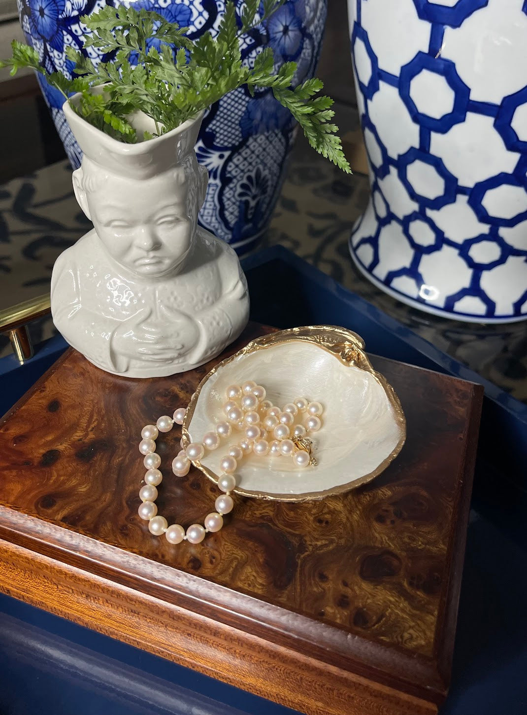 Gorgeous Natural | XL Clam Shell Trinket Dish