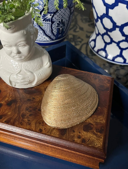 Gorgeous Pearled | Grande Clam Shell Trinket Dish