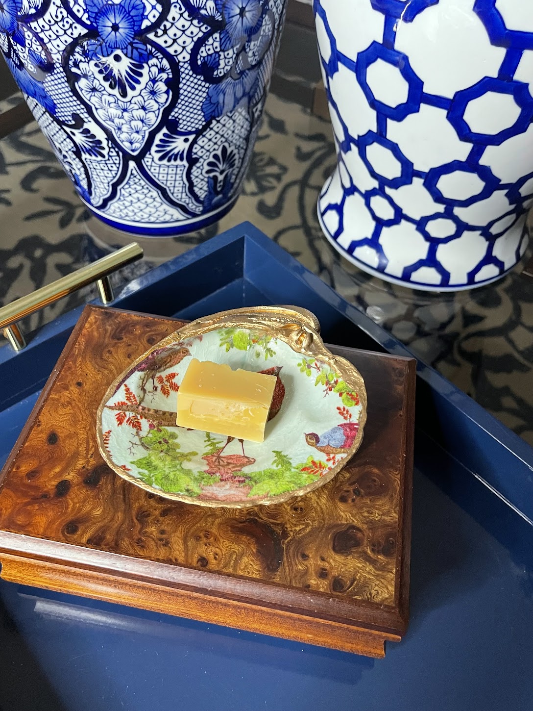 Bird & Branch | XL Clam Shell Trinket Dish
