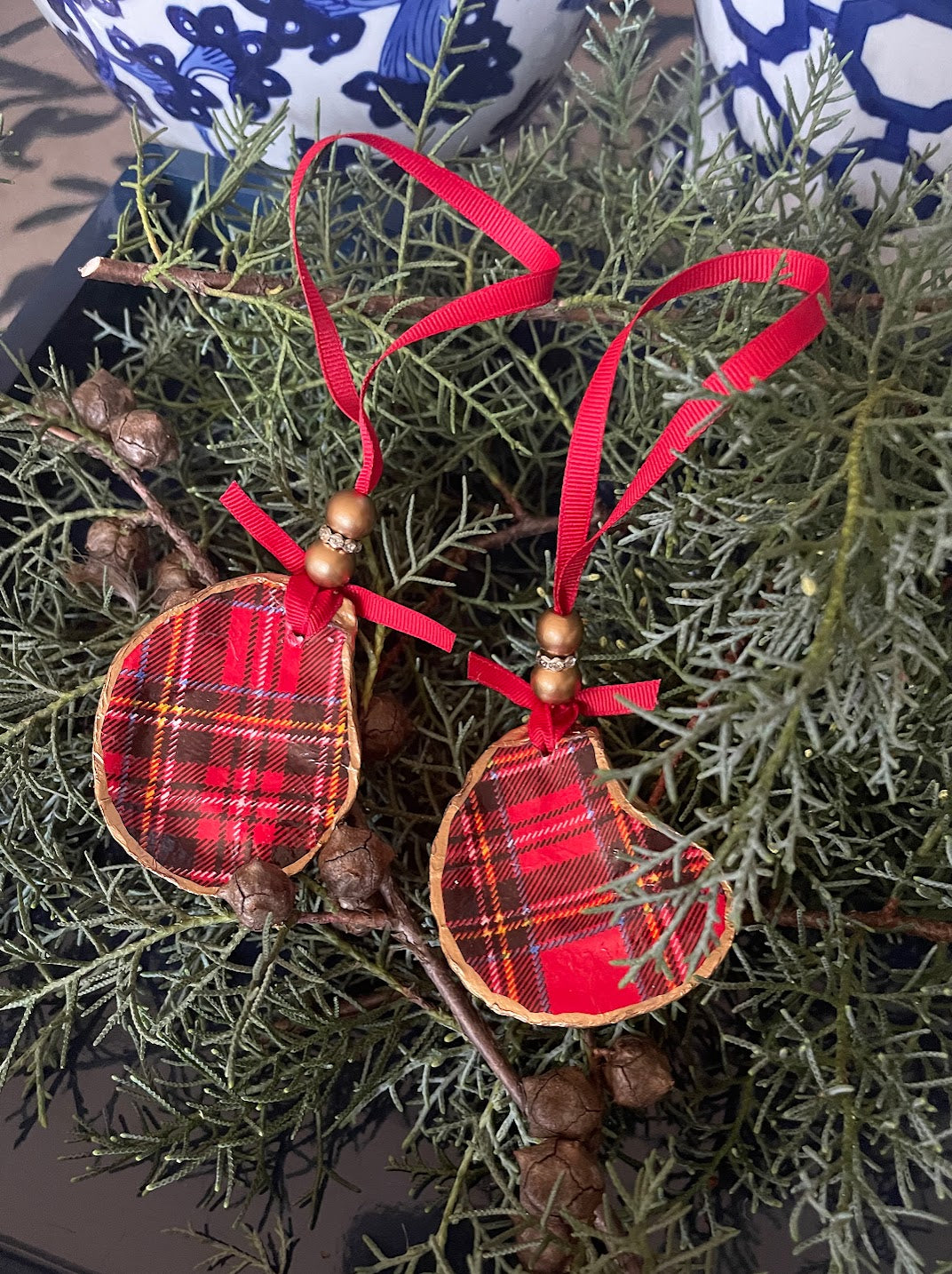 Ornaments | Red Plaid