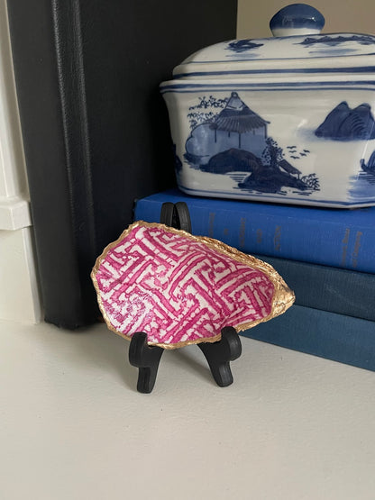 Raspberry Pink Key | Petite or Grande Oyster Trinket Dish
