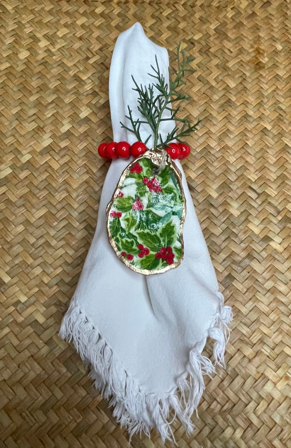 Shuck Yeah | Oyster Napkin Rings | Holly