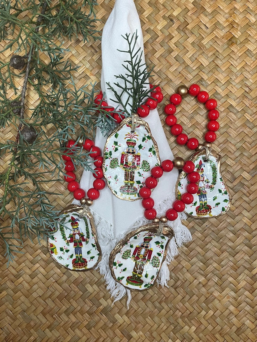 Shuck Yeah | Oyster Napkin Rings | Nutcracker